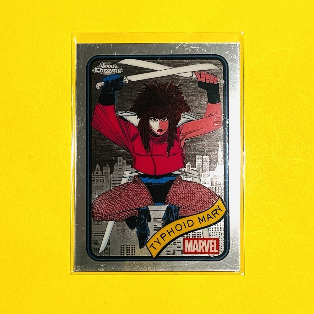 2025 Topps Chrome Marvel Typhoid Mary #123 Base Card